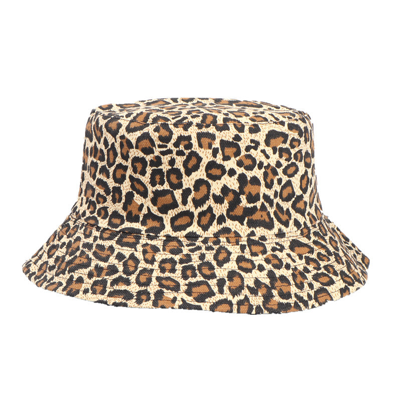 Wholesale Cotton Casual Colorful Leopard Bucket Hat