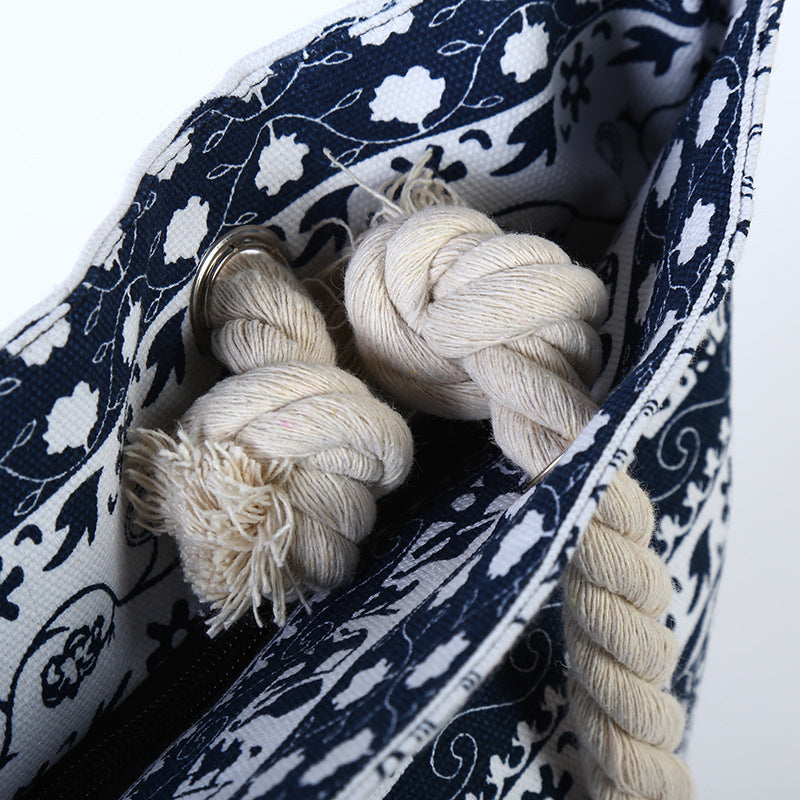 Wholesale Casual Canvas Beach Bag