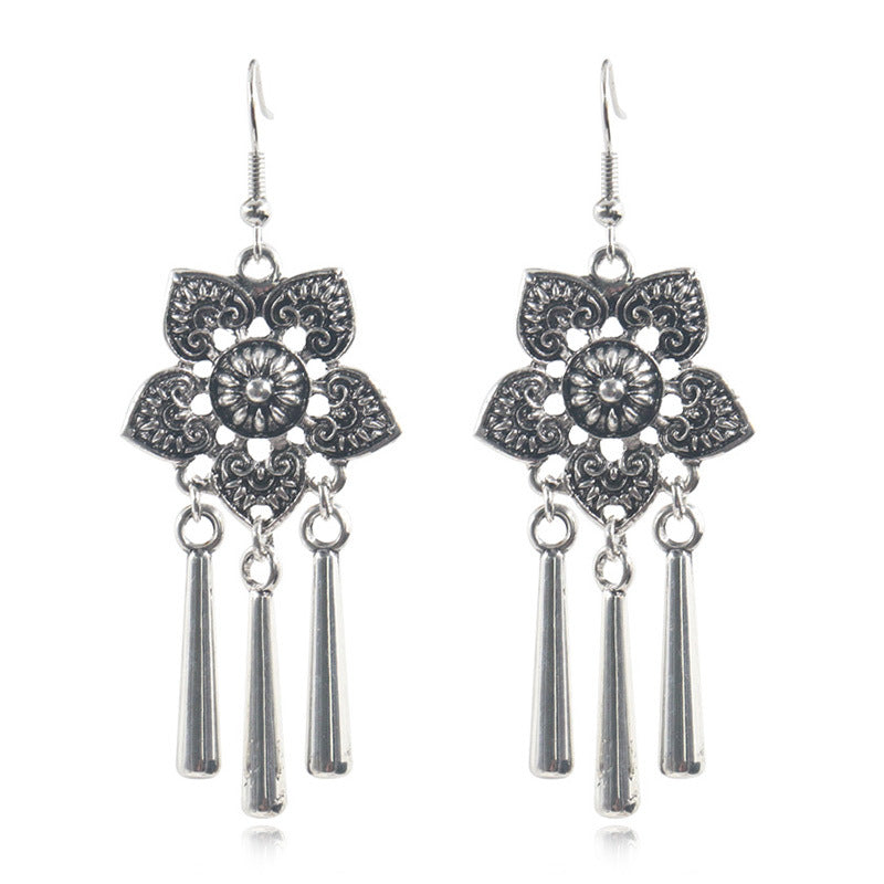 Wholesale Baroque Vintage Alloy Earrings