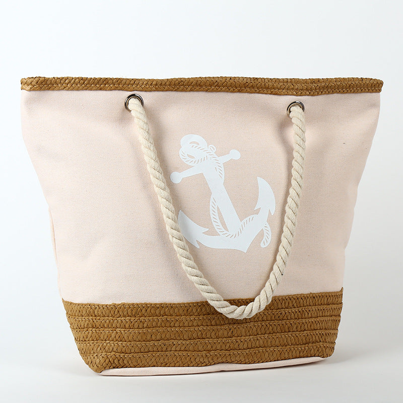 Wholesale Casual Canvas Beach Bag