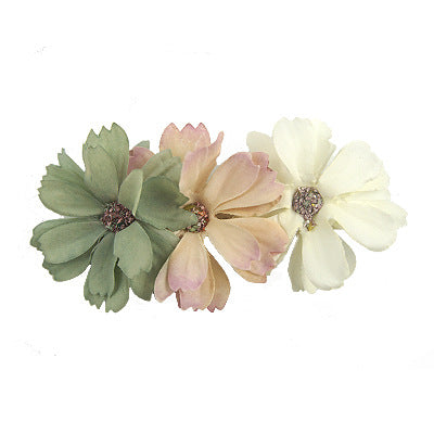 Wholesale Flowers Summer Cloth Hair Clips