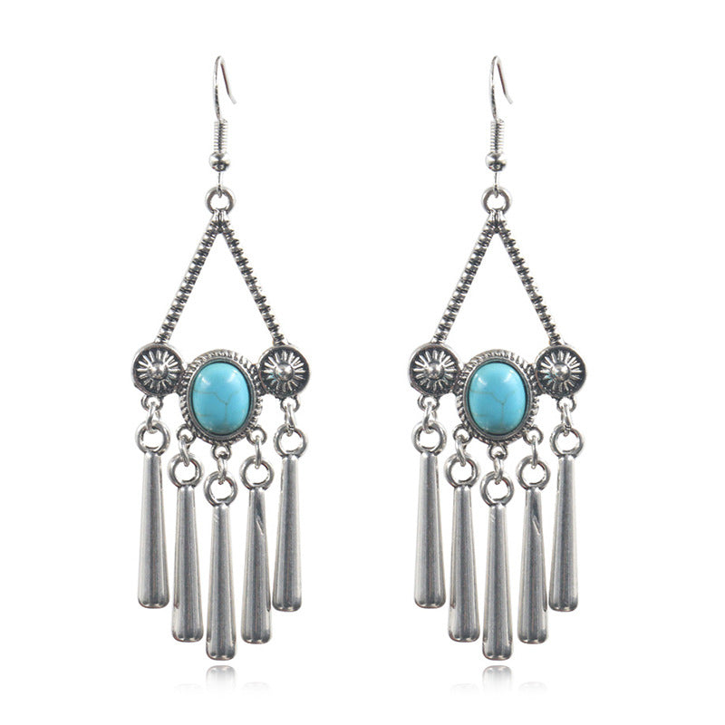 Wholesale Baroque Vintage Alloy Earrings