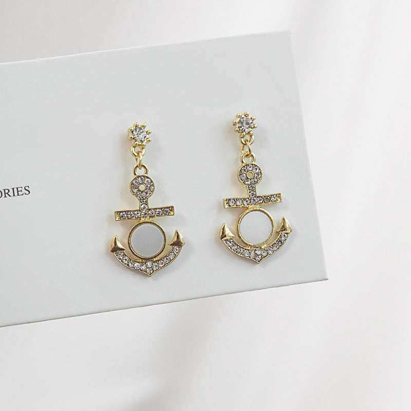 Estudio de aleación de concha de cáscara de circón barroco de anclaje de anclaje al por mayor