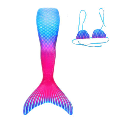 Wholesale Kids Mermaid Tail Polyester Swimwear Set Of 2