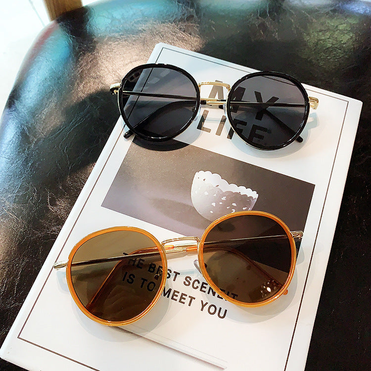 Wholesale PC Round Frame Female Sunglasses