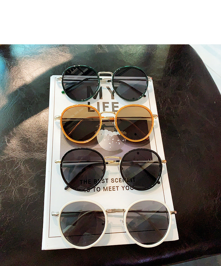 Wholesale PC Round Frame Female Sunglasses