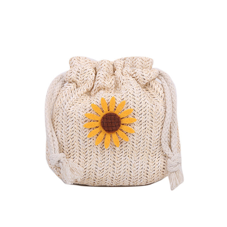 Bolso Tejido De Paja De Girasol al por mayor