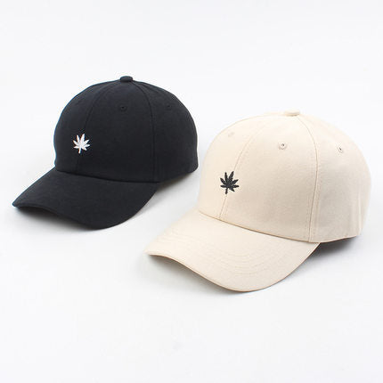 Gorra de béisbol de algodón con bordado de hoja de arce antiguo al por mayor