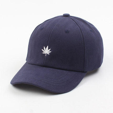 Gorra de béisbol de algodón con bordado de hoja de arce antiguo al por mayor