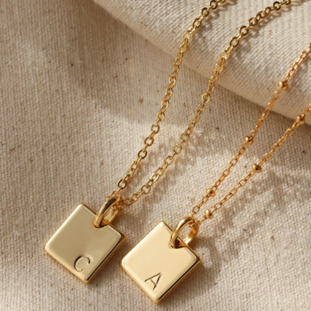 Wholesale English Alphabet Stainless Steel Necklaces