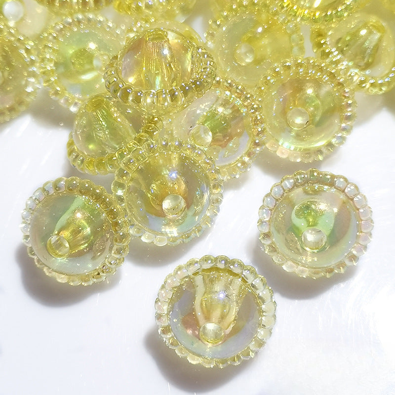 Cuentas acrílicas coloridas de hielo al por mayor