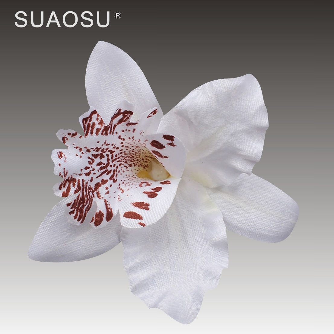 Wholesale Fabric Diy Orchid Flower Hair Clip