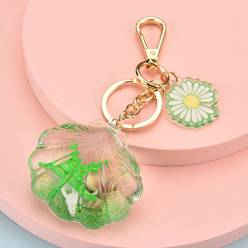 Wholesale Acrylic Starfish Pendant Beach Creature Keychain