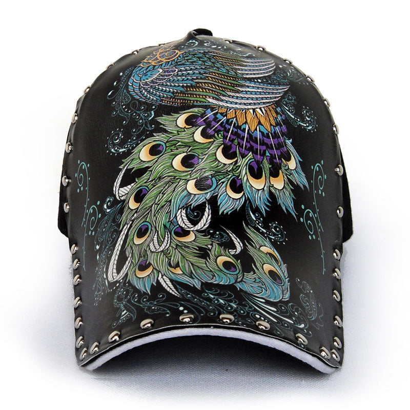 Wholesale Polyester Cotton Tattoo Print 3d Hard Top Baseball Cap