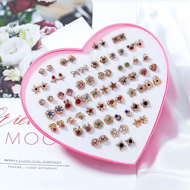 Wholesale 36 Pairs/Box Soft Clay Ear Studs Set