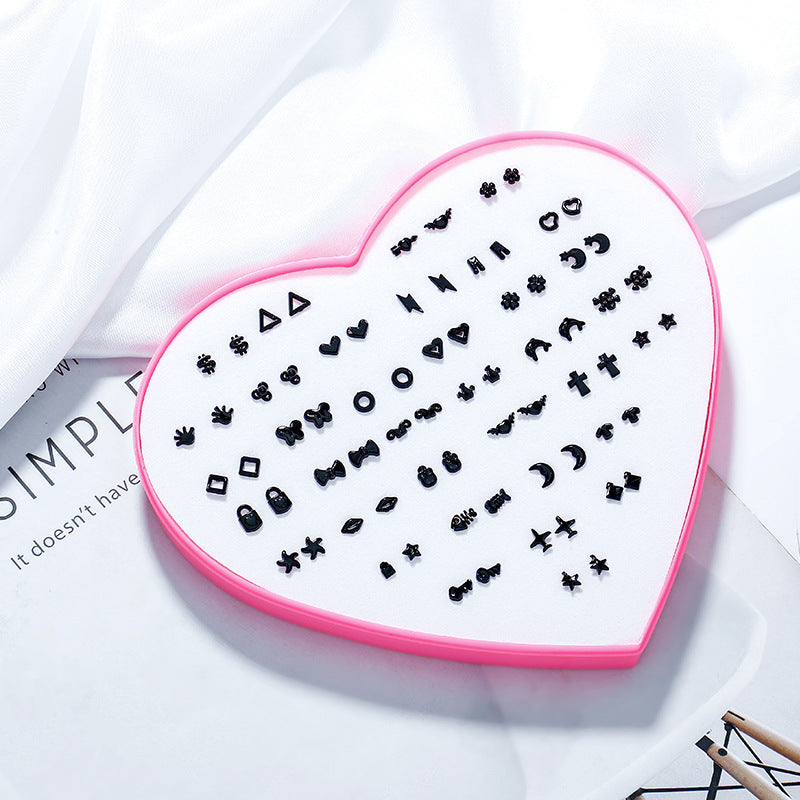 Wholesale 36 Pairs/Box Soft Clay Ear Studs Set