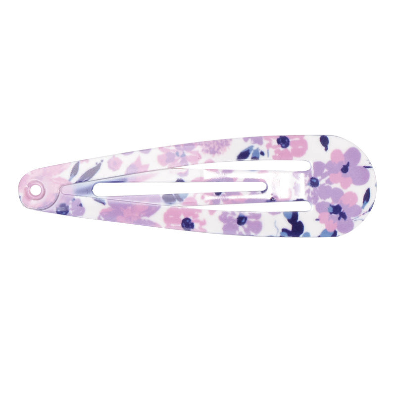 Wholesale Painted Water Drop Candy Color Kids Hair Clips