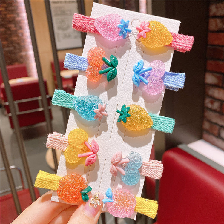 Juego de pinzas para el cabello de acrílico para niños al por mayor