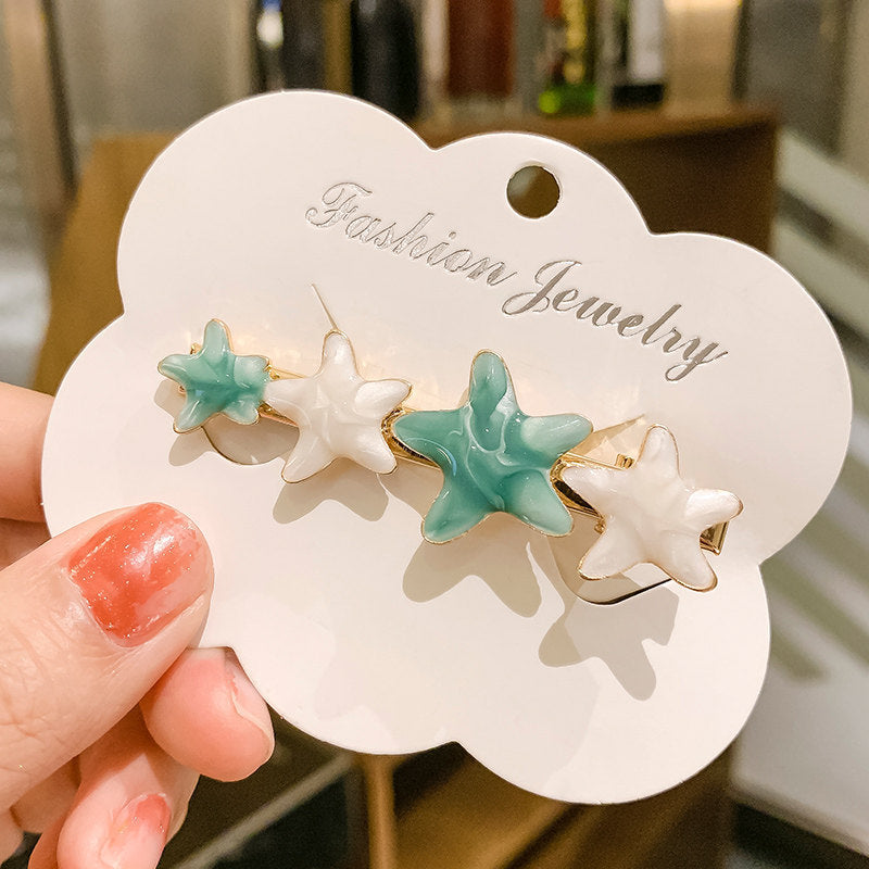 Wholesale Ocean Starfish Duckbill Hair Clip