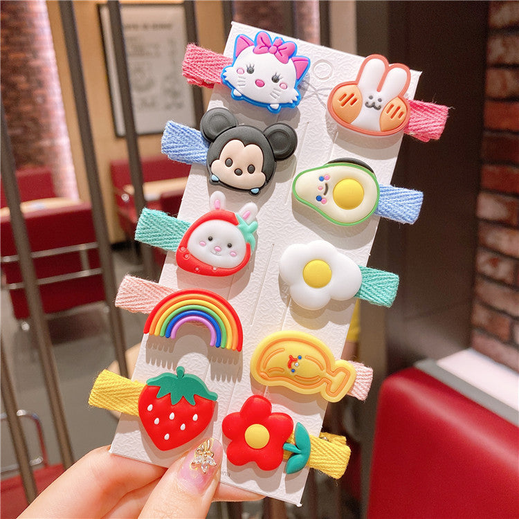 Juego de pinzas para el cabello de acrílico para niños al por mayor