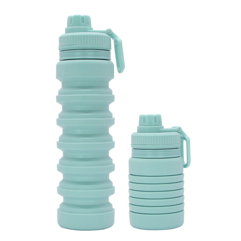 Wholesale Foldable Retractable Silicone Cycling Sports Water Bottle