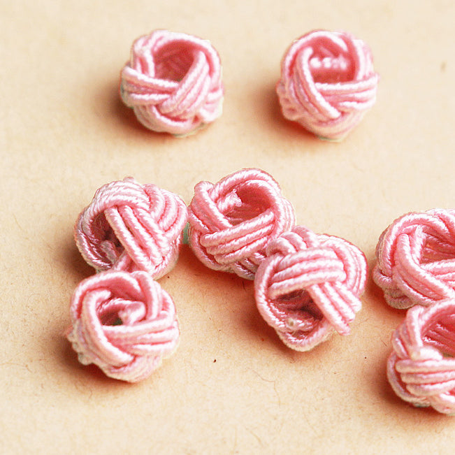 Wholesale 80PCS/PACK 8MM Hand Knotted Buttons Beads