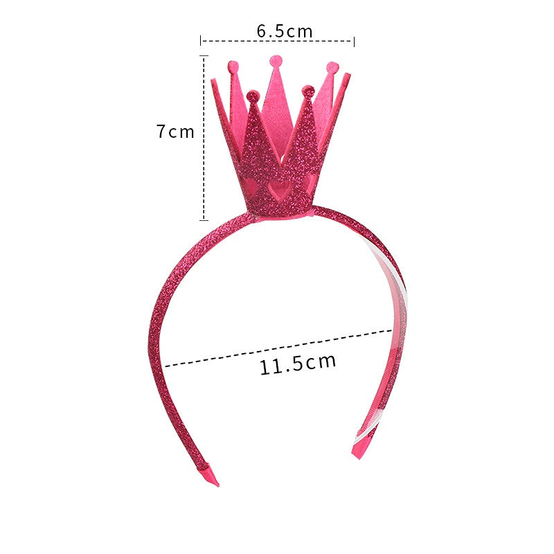 Wholesale Shiny Plum Blossom Star Stereo Crown Children Headband