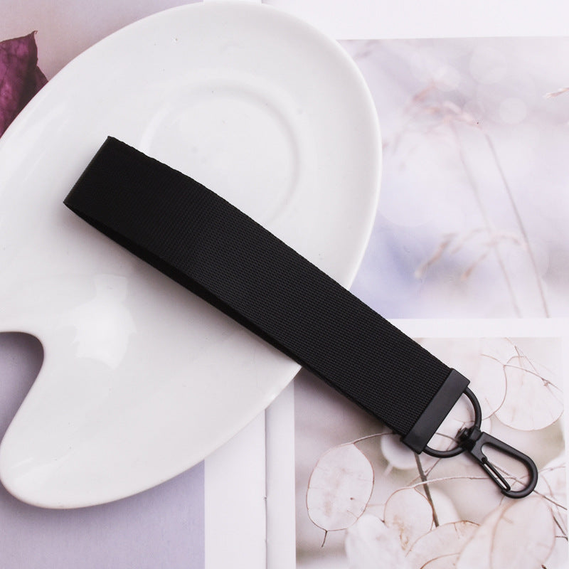 Wholesale Solid Color Nylon Webbing Keychain