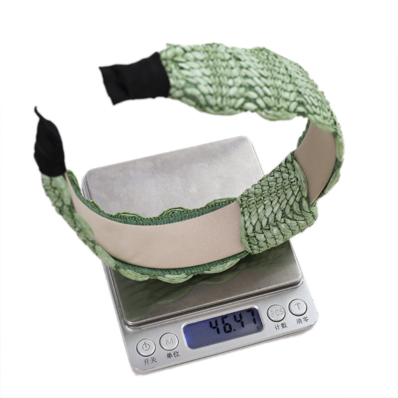 Diademas De Paja De Tela al por mayor