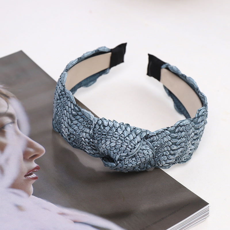 Diademas De Paja De Tela al por mayor