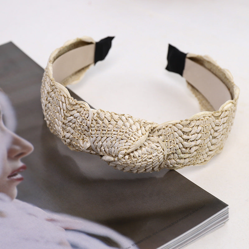 Diademas De Paja De Tela al por mayor