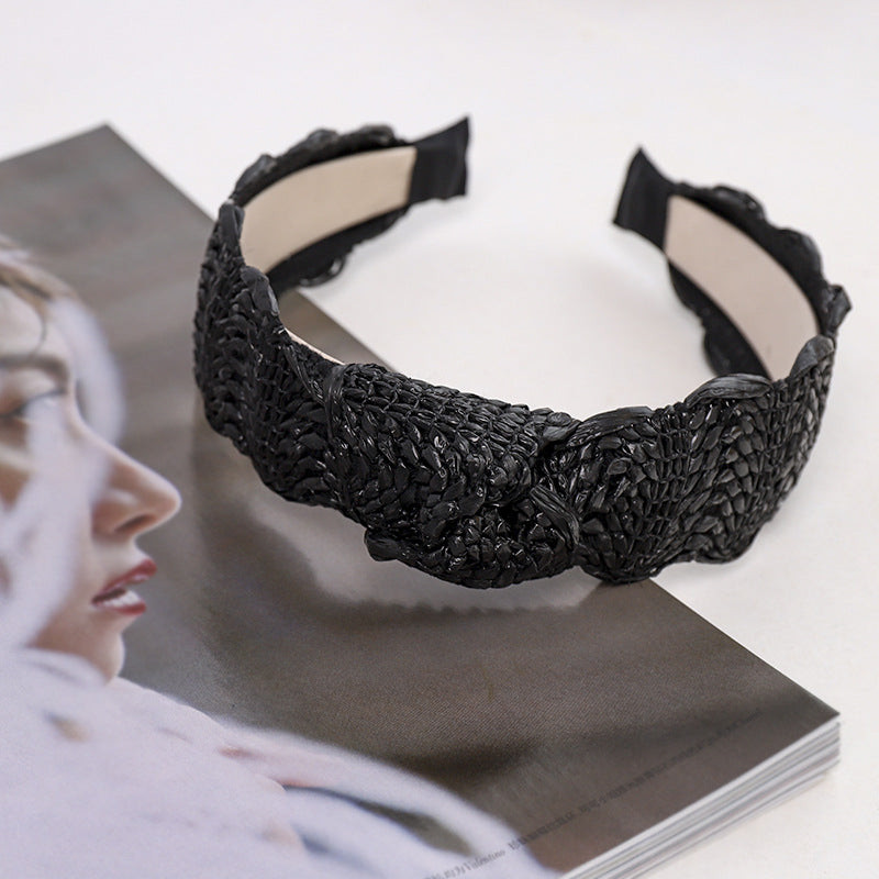 Diademas De Paja De Tela al por mayor