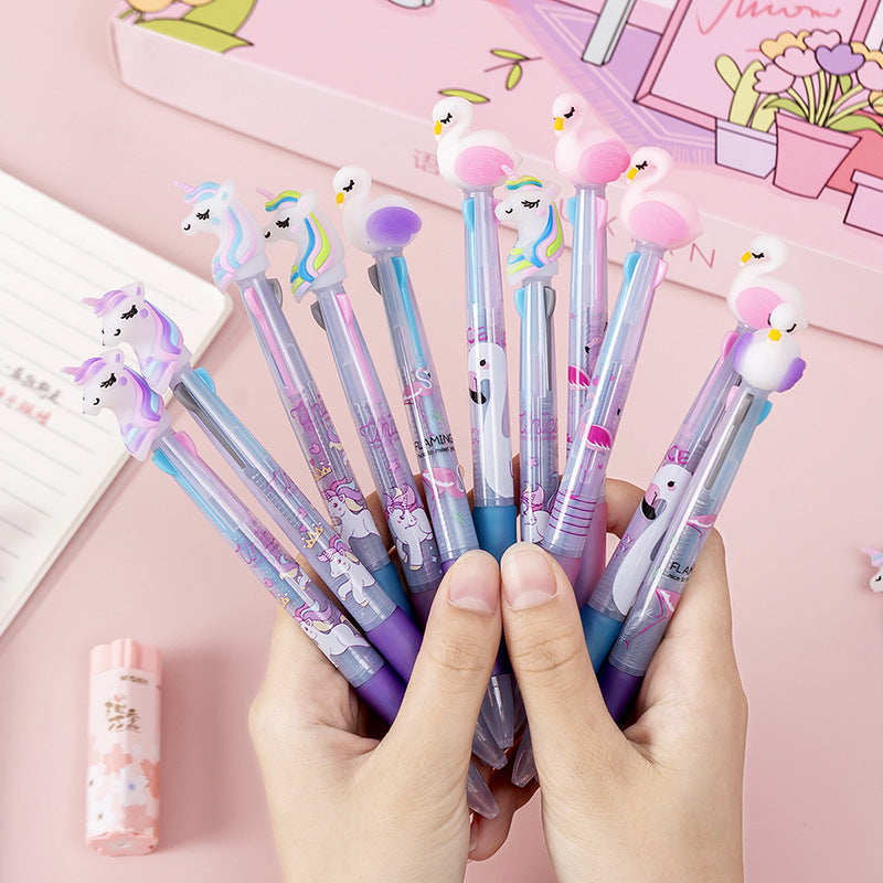 Wholesale Plastic Cartoon Multicolor Ballpoint Pen