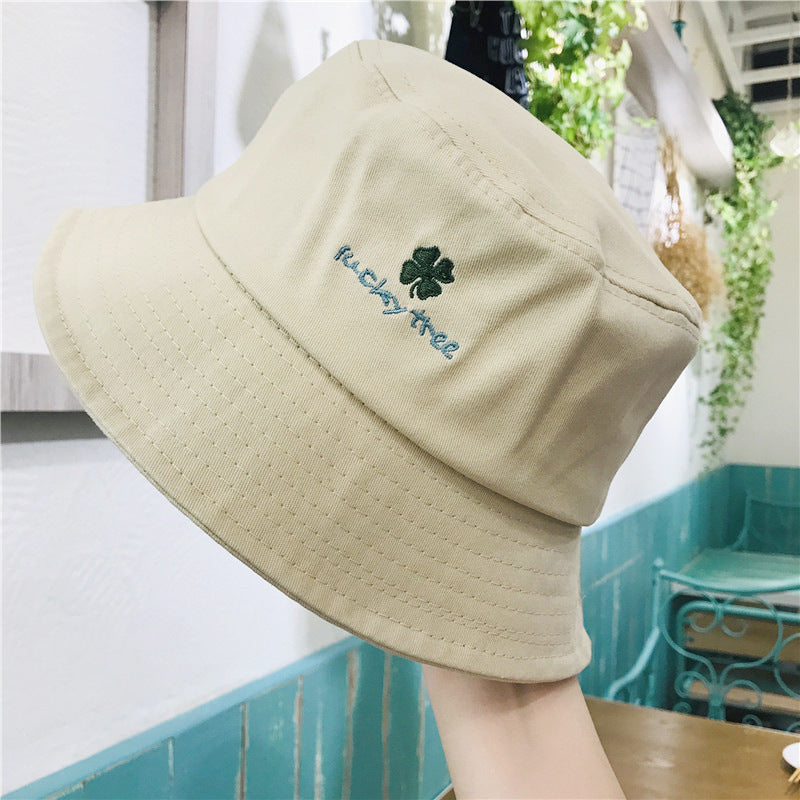 Wholesale Four-leaf Clover Cotton Bucket Hat