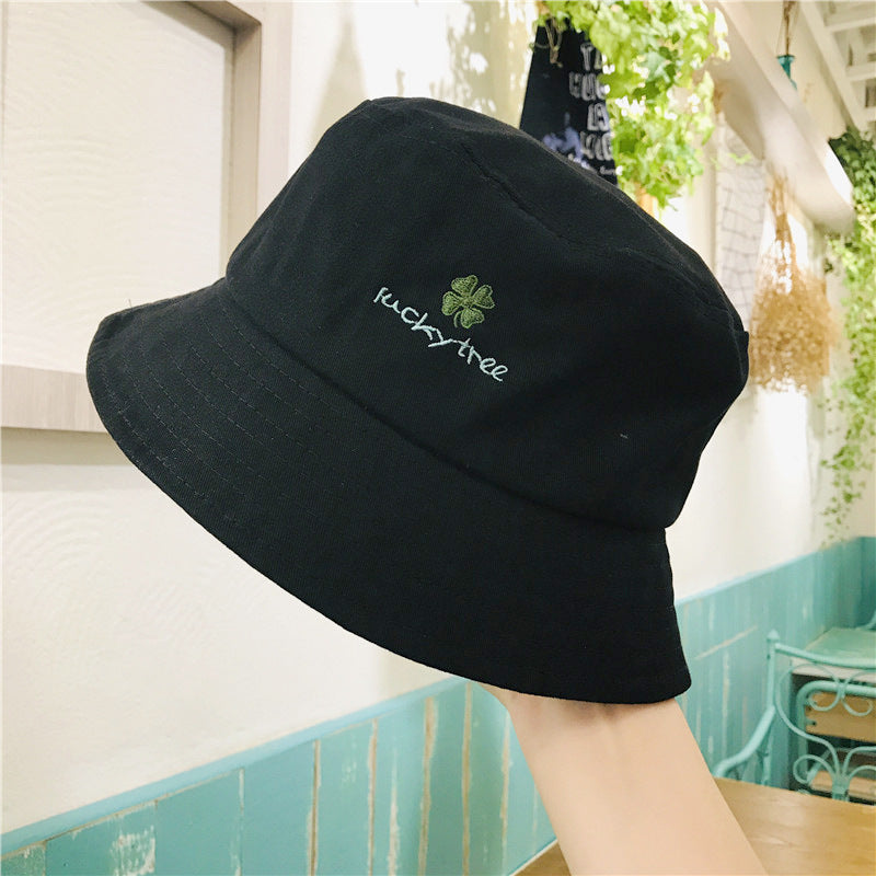 Wholesale Four-leaf Clover Cotton Bucket Hat