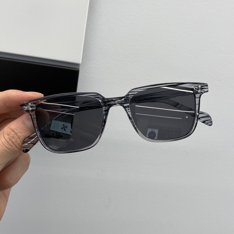 Wholesale Small Square Frame Personalized Retro PC Sunglasses