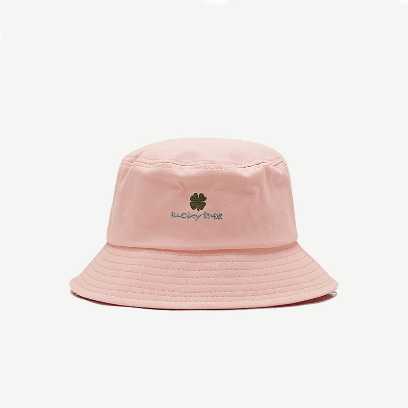 Wholesale Four-leaf Clover Cotton Bucket Hat