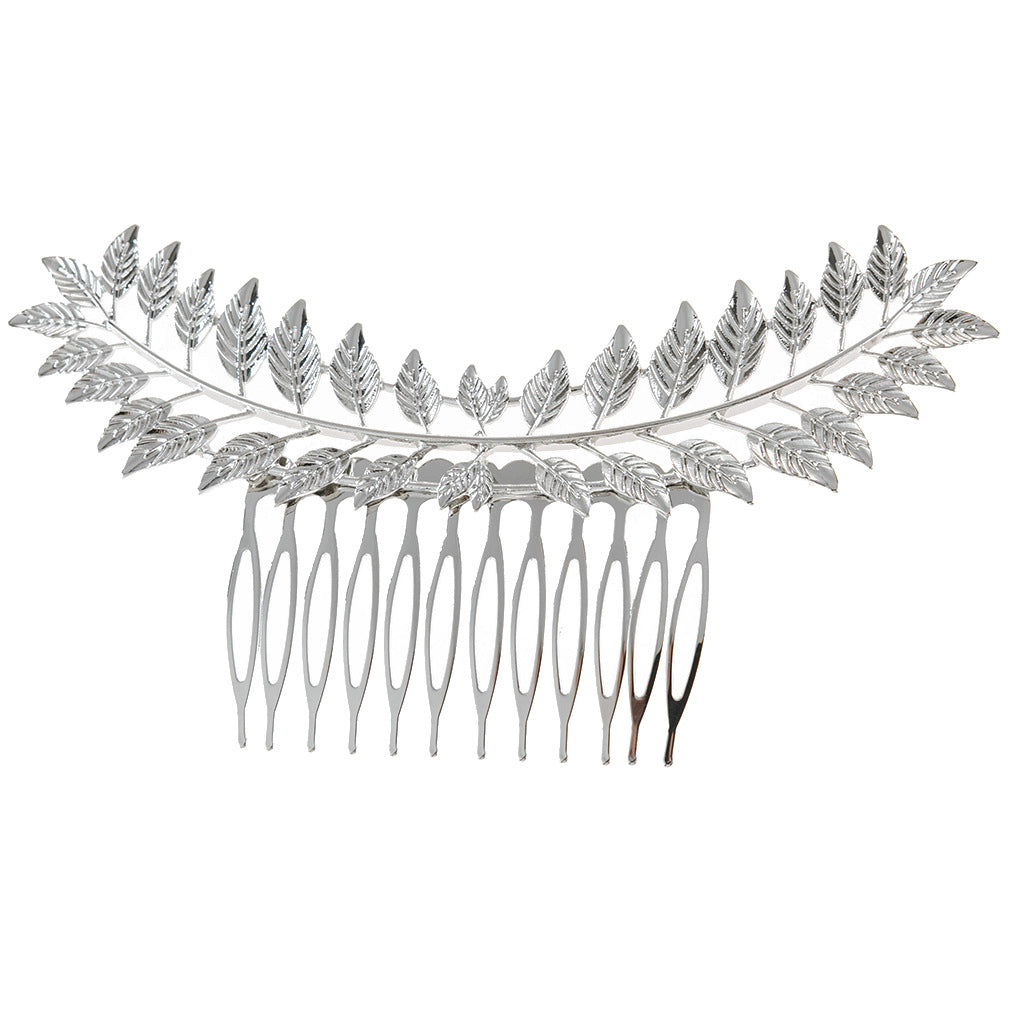Wholesale Hollowed Out Leaf Splicing Alloy Hair Clips