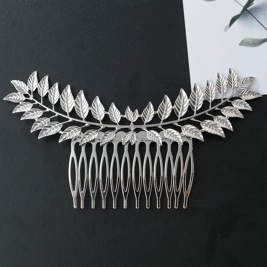 Wholesale Hollowed Out Leaf Splicing Alloy Hair Clips