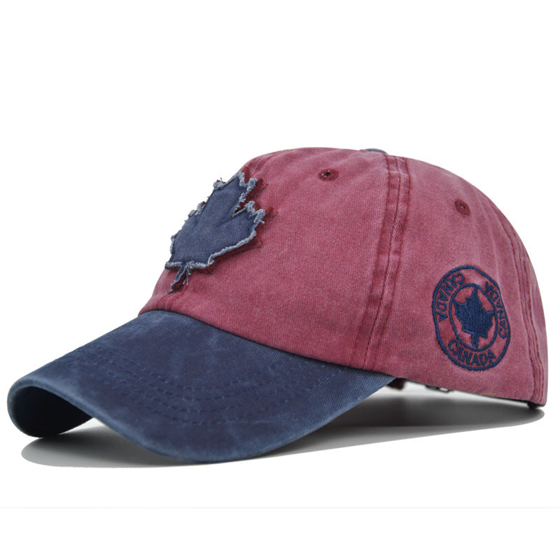 Wholesale Canada Maple Leaf Embroidery Cotton Hat