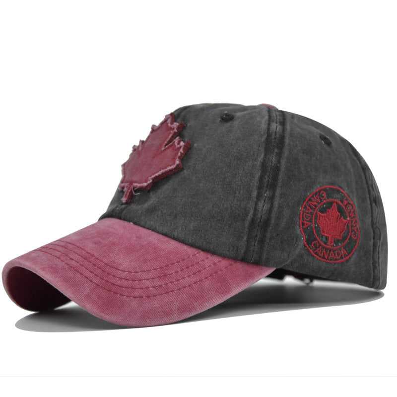 Wholesale Canada Maple Leaf Embroidery Cotton Hat
