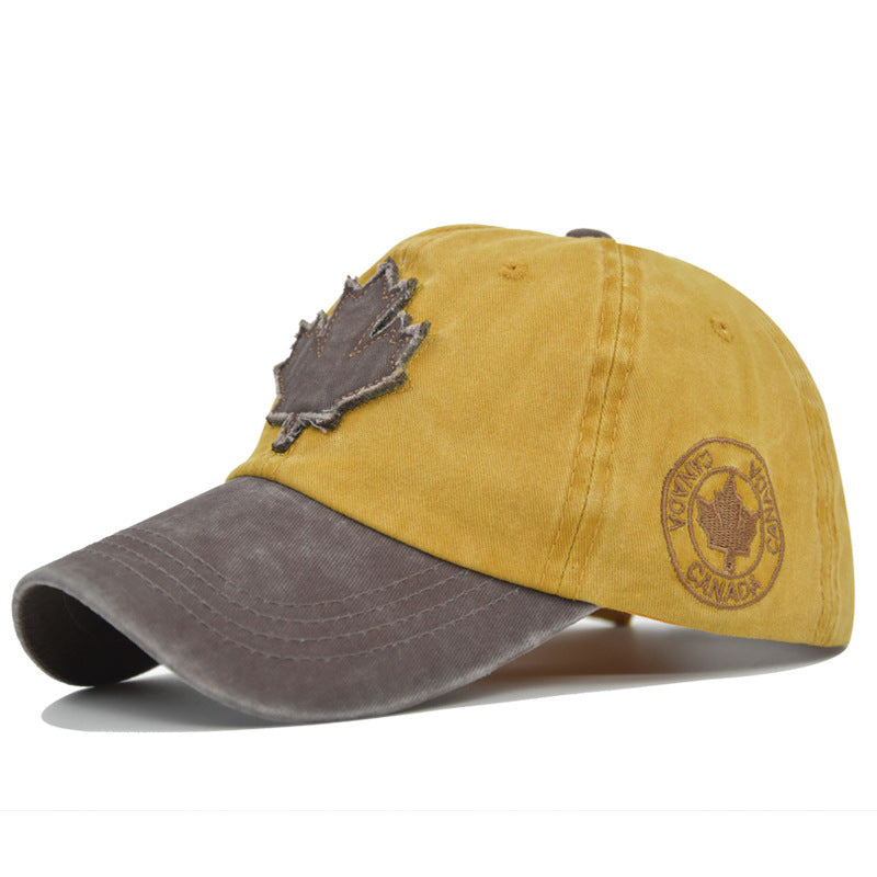 Wholesale Canada Maple Leaf Embroidery Cotton Hat