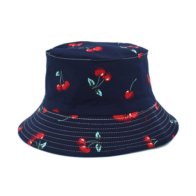 Wholesale Cotton Printing Sunflower Fisherman Hat