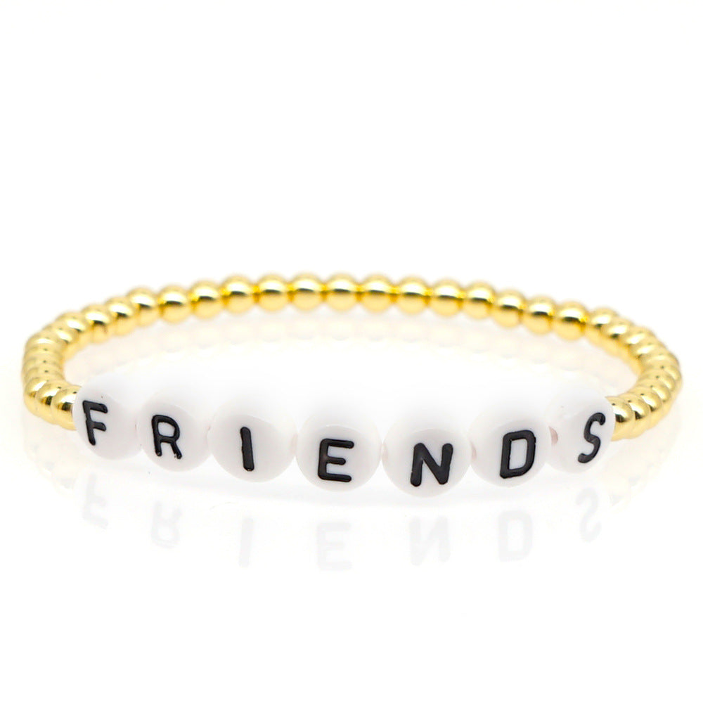 Wholesale Bohemian Gold Plated Acrylic Bracelet