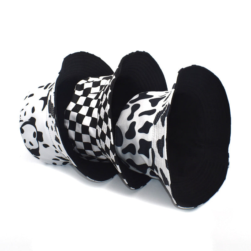 Wholesale Cotton Cow Pattern Fisherman Hat