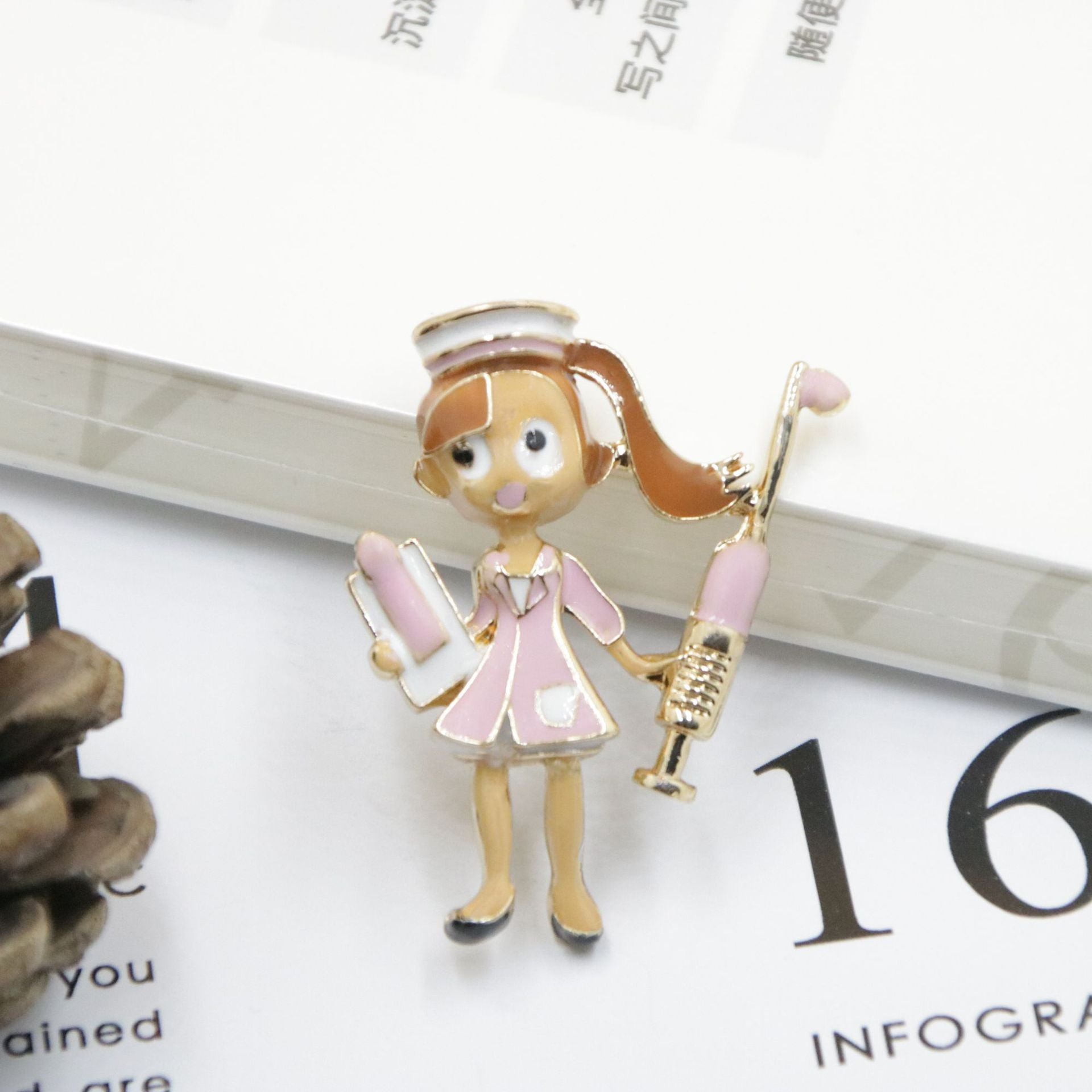 Wholesale Doctor Nurse Pins Alloy Brooch