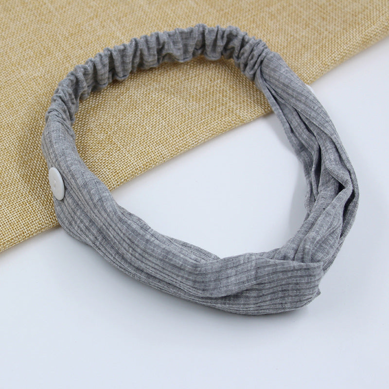 Wholesale Nurse Mask Knitting Fabric Headband