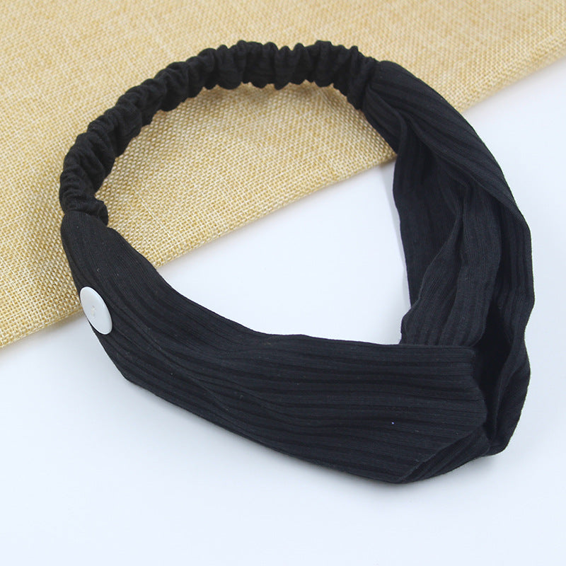 Wholesale Nurse Mask Knitting Fabric Headband