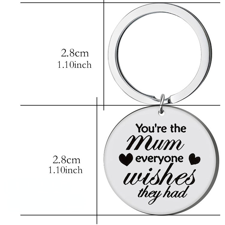 Wholesale Stainless Steel You're The Mom Mother's Day Gift Idea Keychain