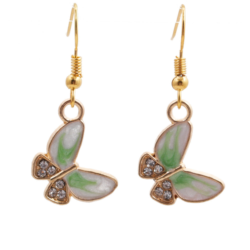 Pendientes Coloridos De Aleación De Mariposa al por mayor